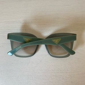 PRADA sunglasses opal green square PR24QS Gray